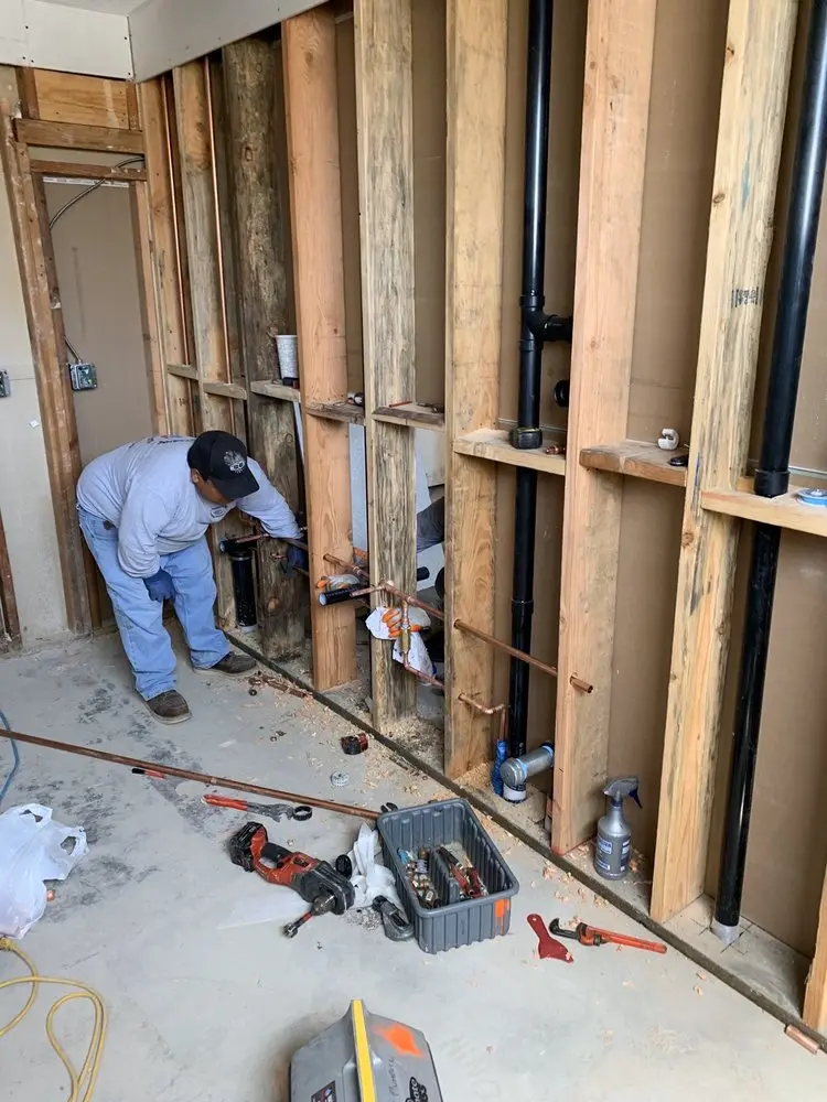 Commercial rough-in plumbing for Gas Line Repair in Kettle Creek